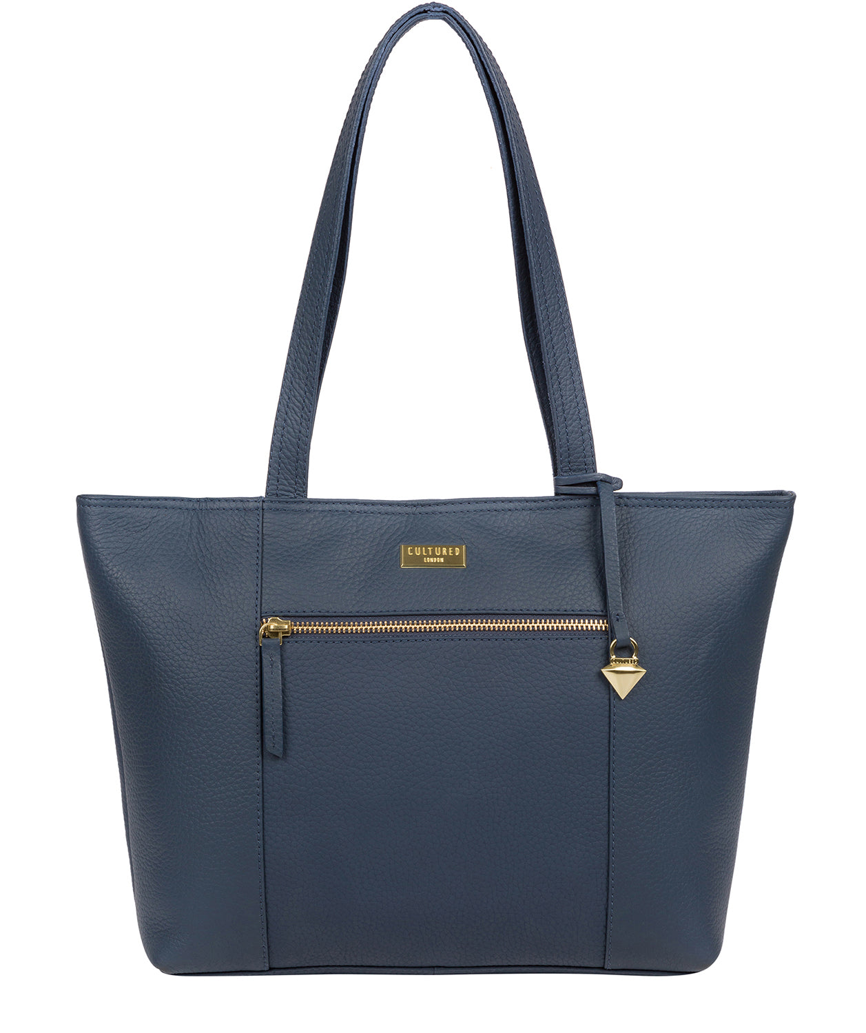 'Dawn' Denim Leather Tote Bag Pure Luxuries London