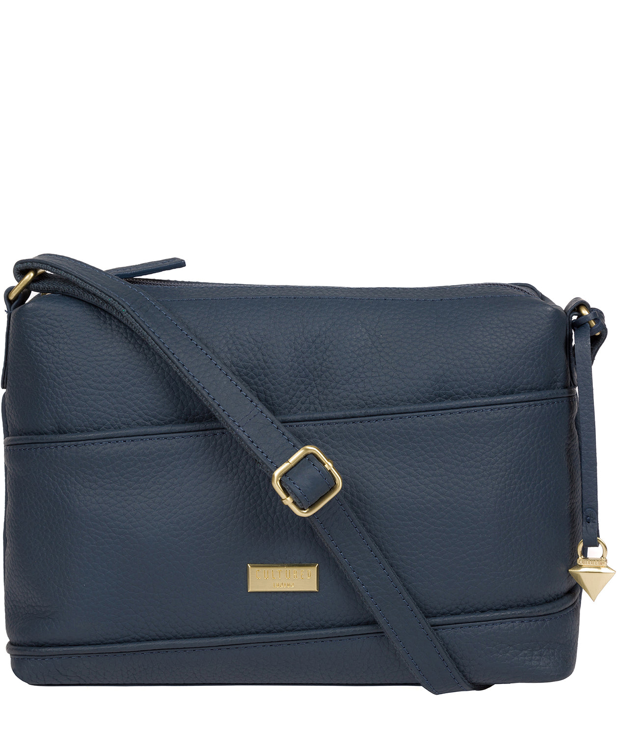 'Duana' Denim Leather Shoulder Bag image 1