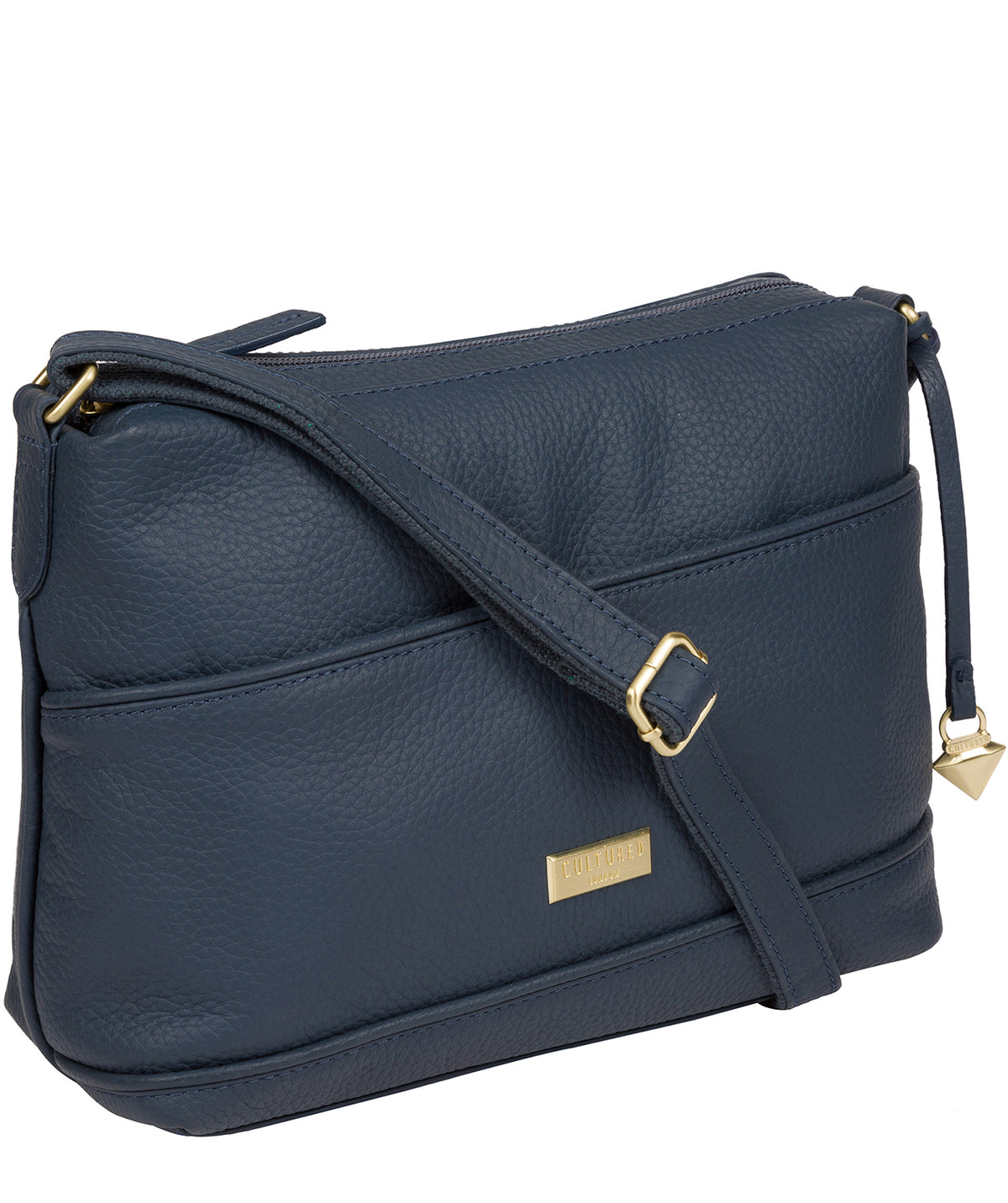 'Duana' Denim Leather Shoulder Bag image 5