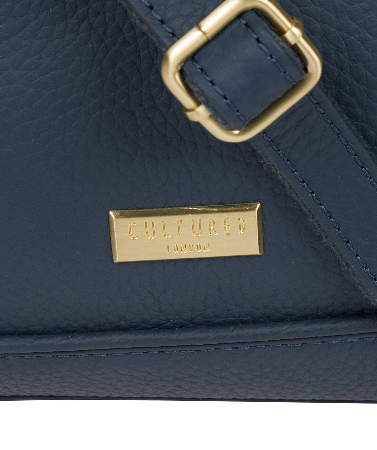 'Duana' Denim Leather Shoulder Bag image 6
