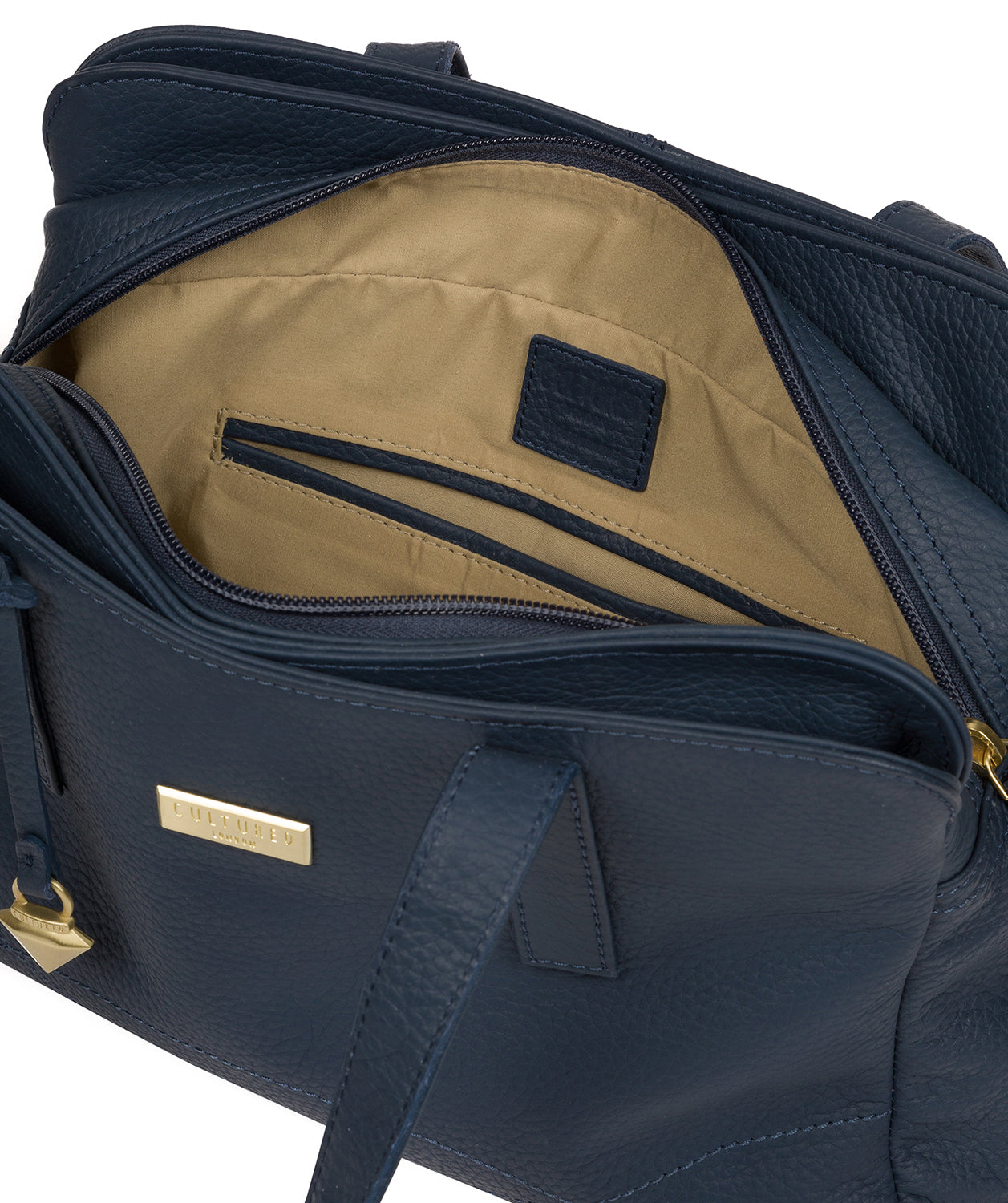 'Liana' Denim Leather Handbag image 4