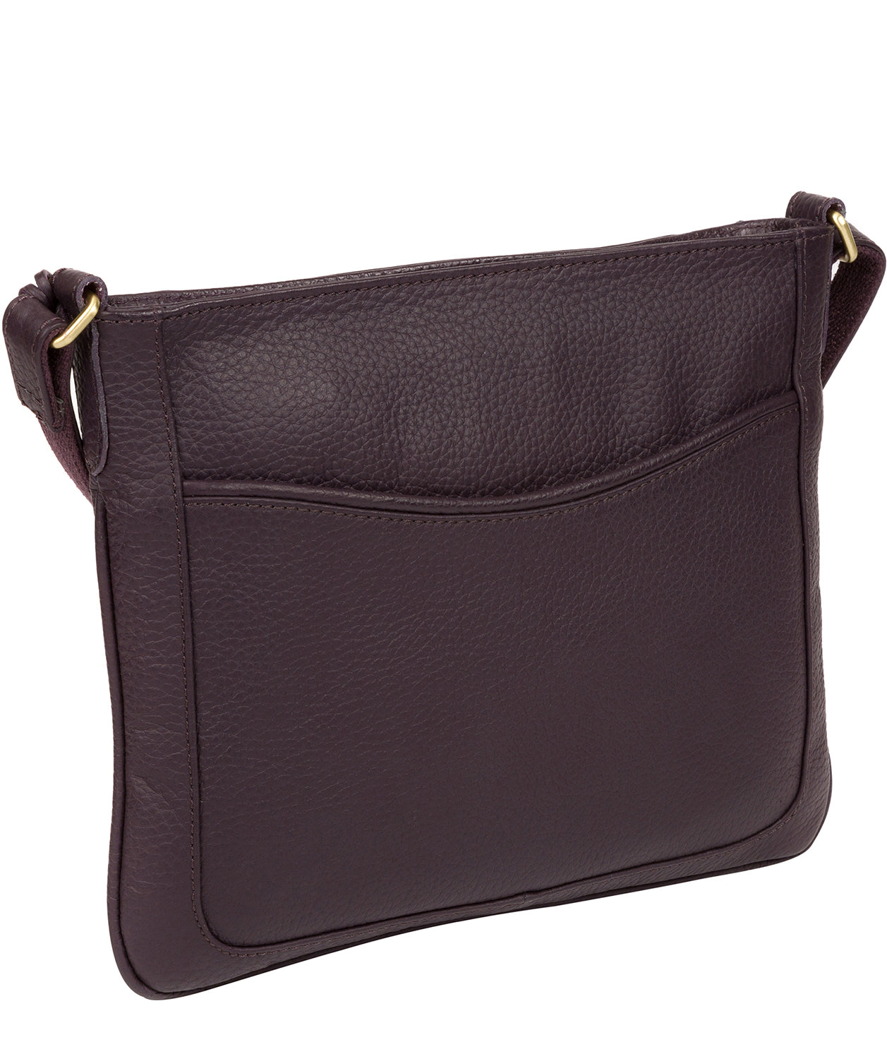 'Mireya' Fig Leather Cross Body Bag image 3