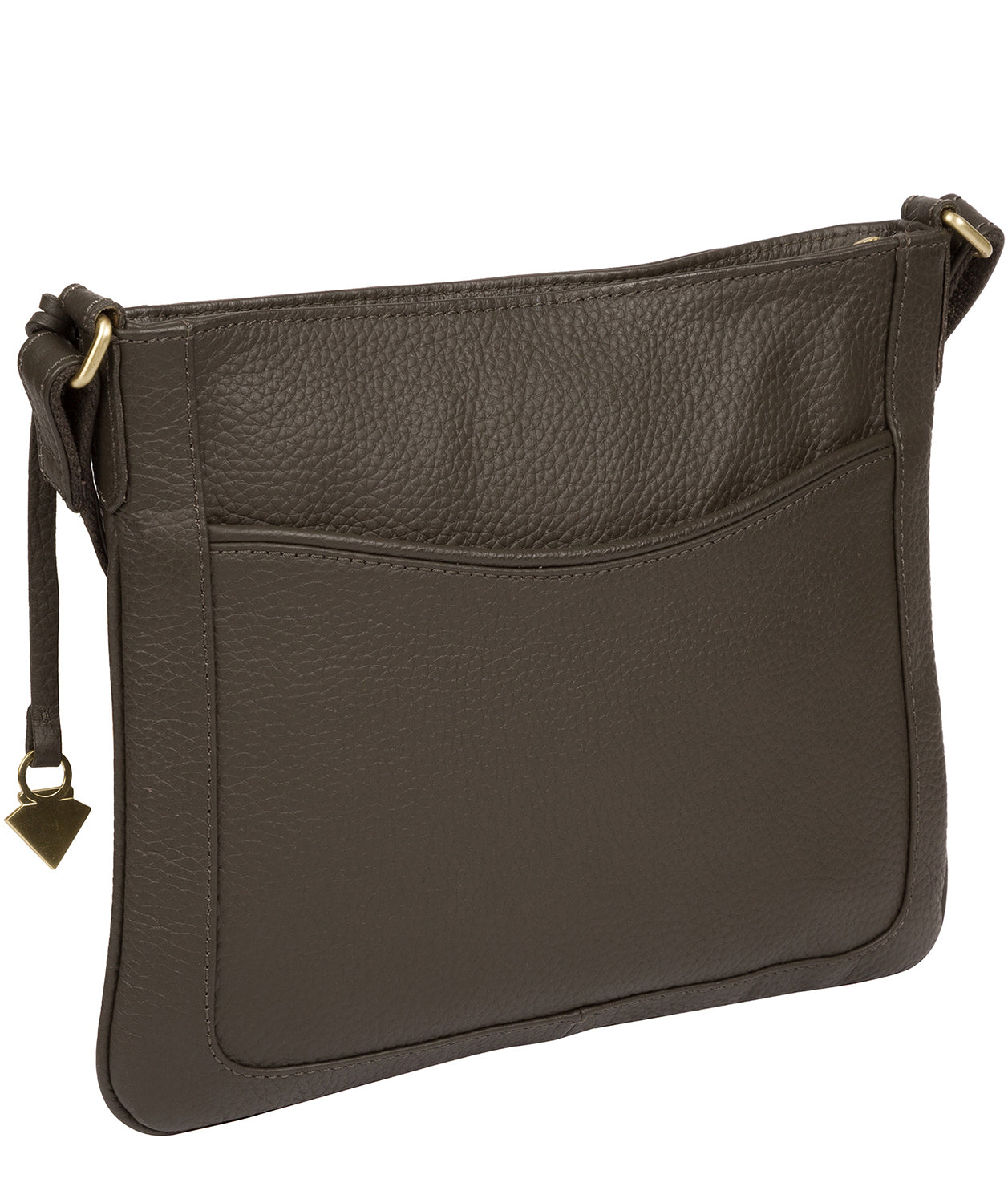 'Mireya' Olive Leather Cross Body Bag image 4