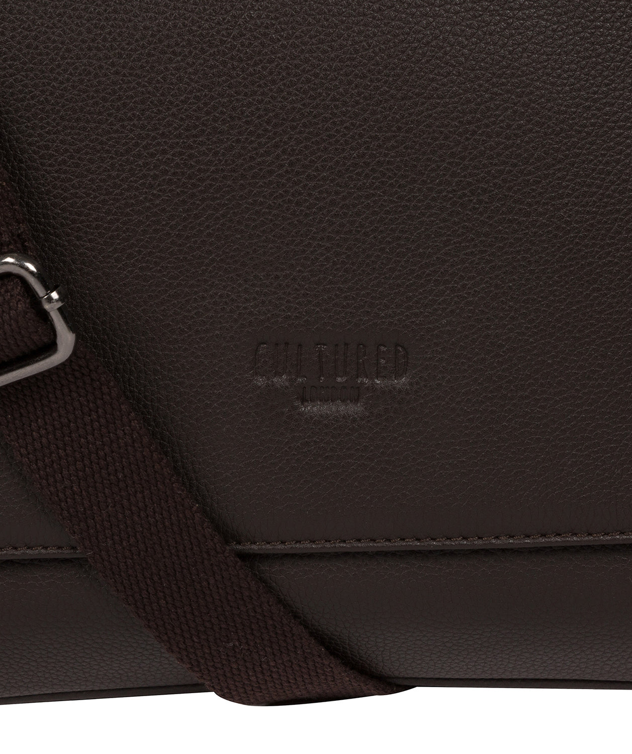 'Rory' Brown Leather Messenger Bag image 6