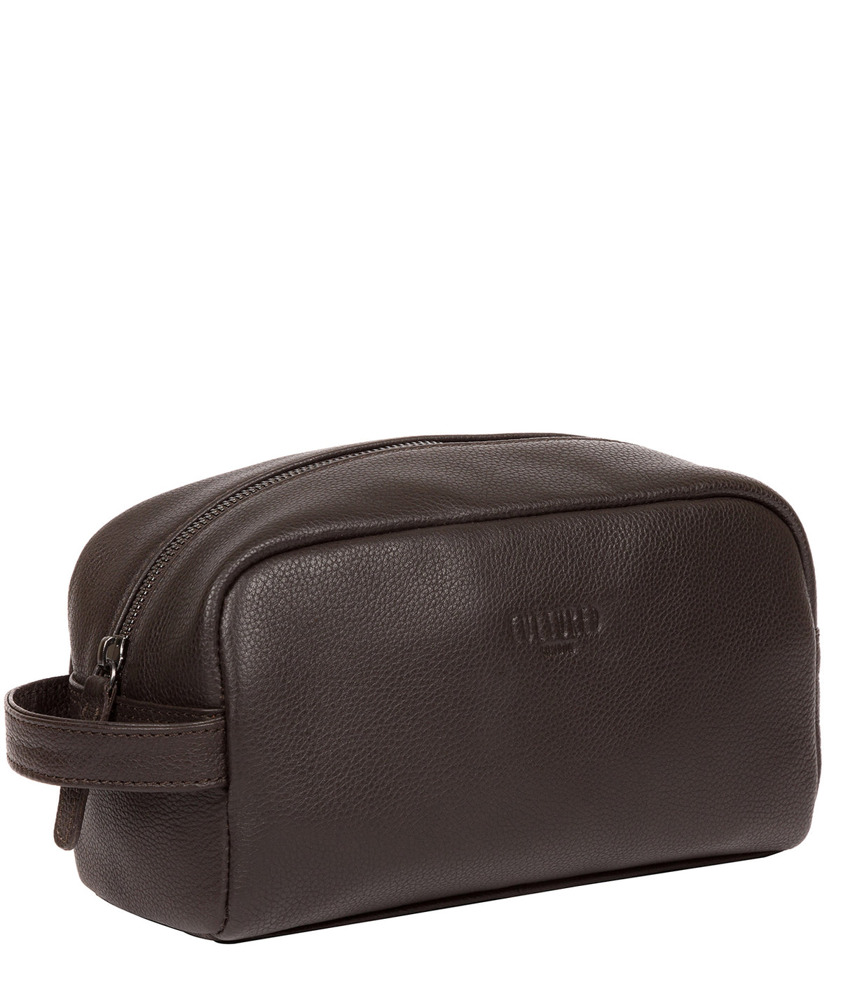 'Sail' Brown Leather Washbag image 5