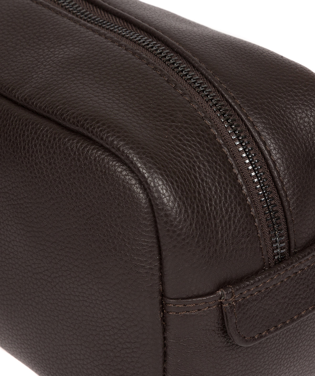 'Sail' Brown Leather Washbag image 6