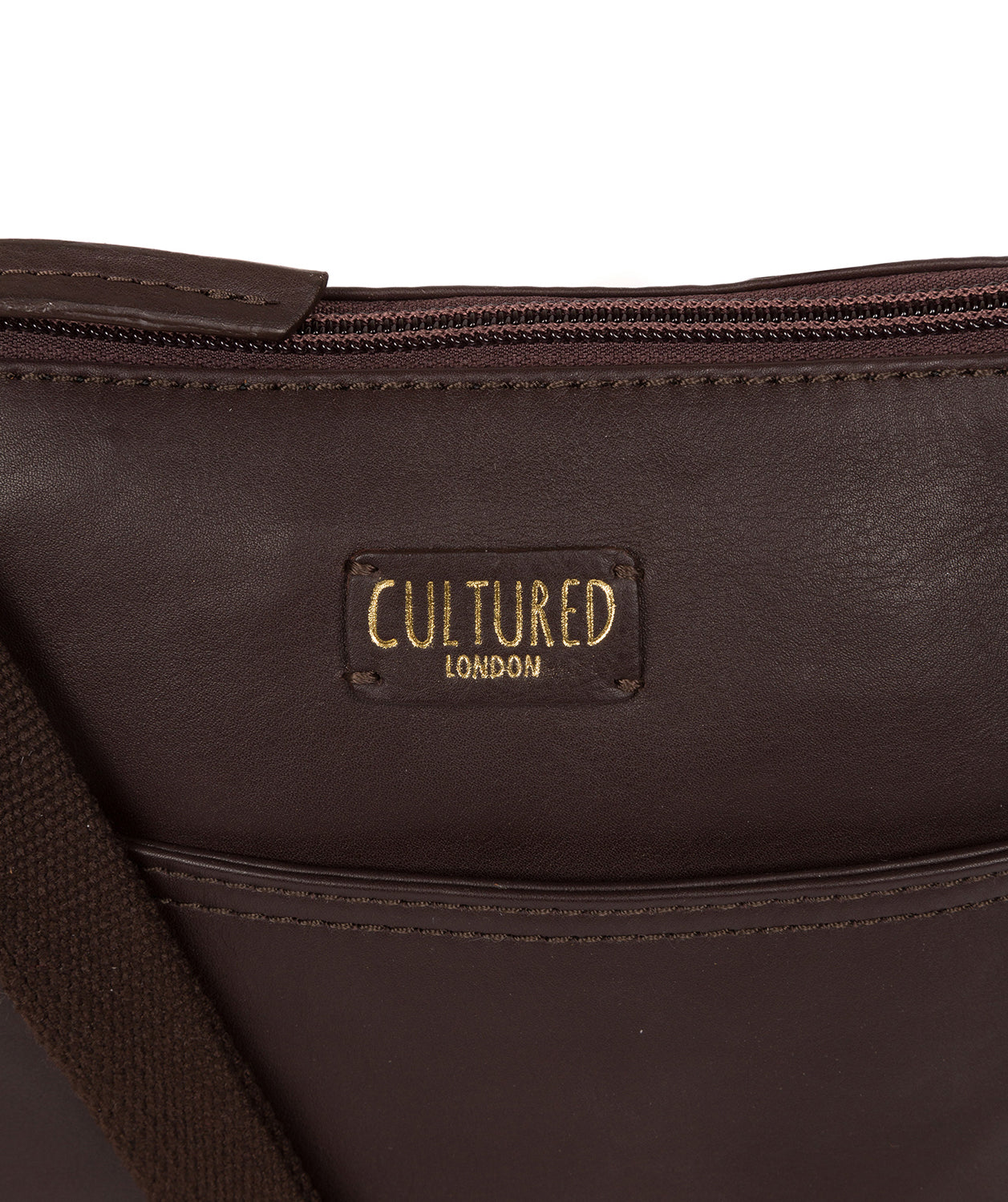 'Lucie' Brown Leather Cross Body Bags Pure Luxuries London