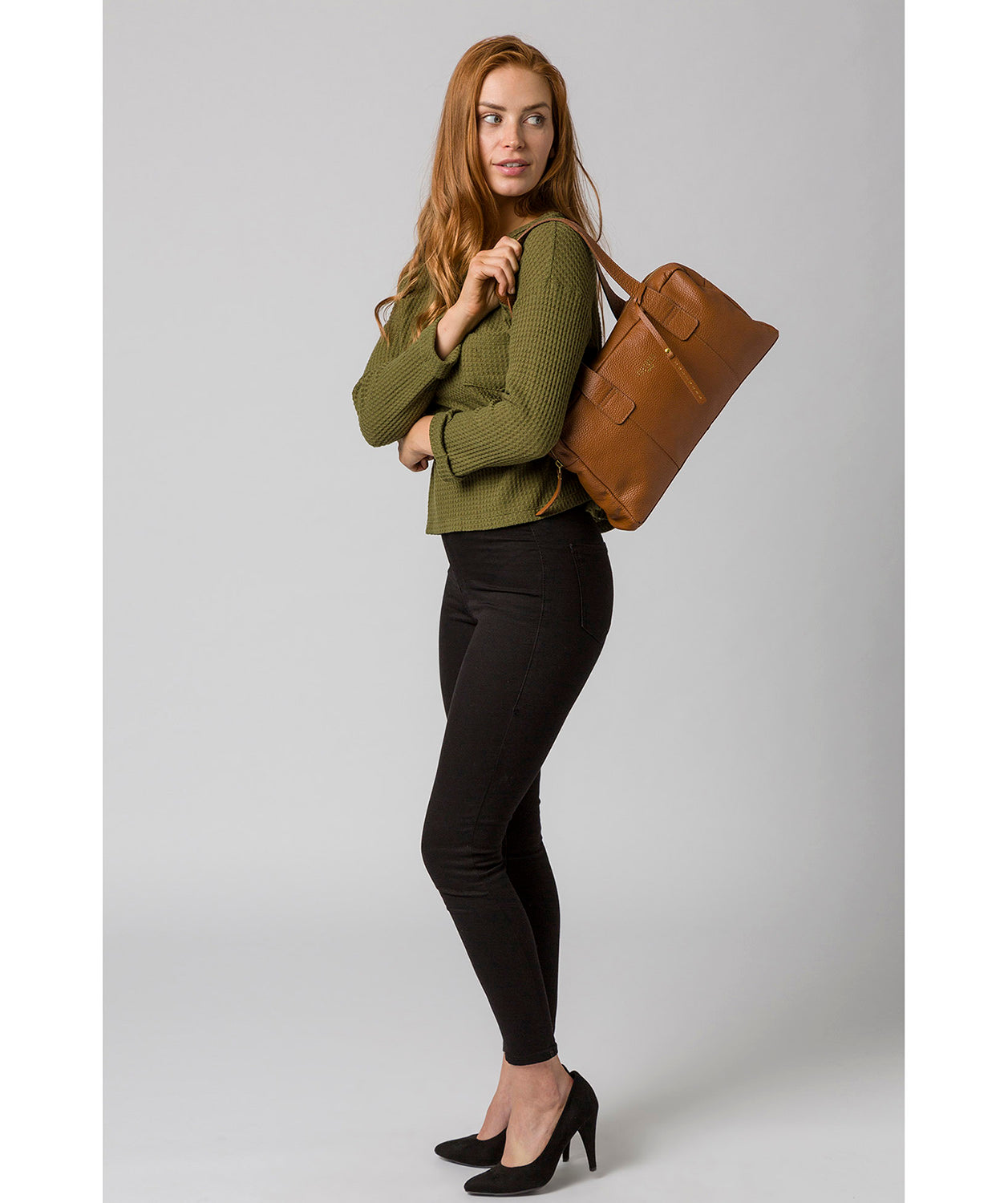 'Johanson' Tan Leather Handbag Pure Luxuries London