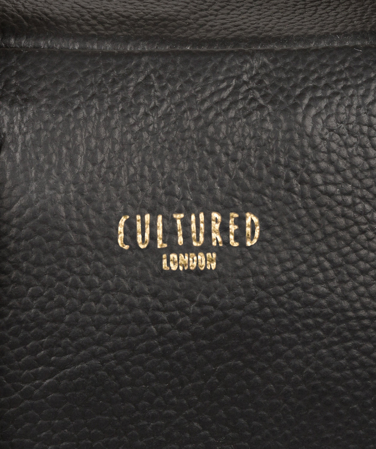 'Saldana' Black Leather Handbag Pure Luxuries London
