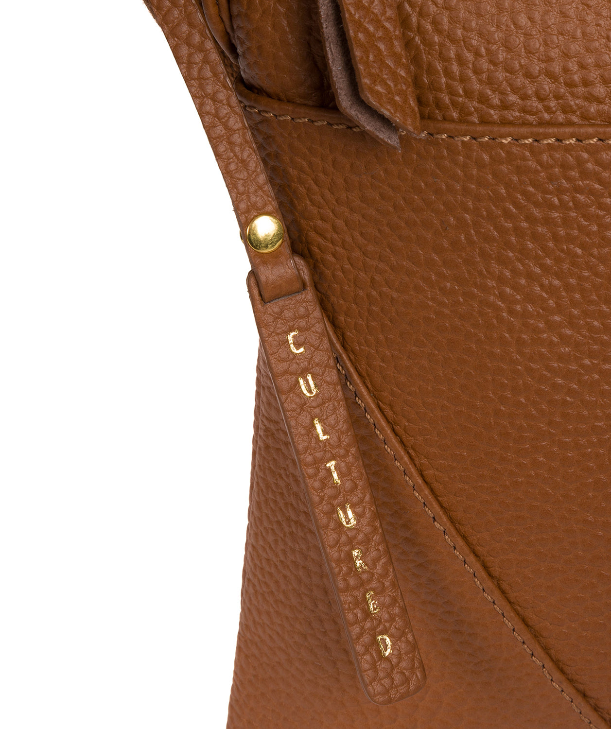 'Rebecca' Tan Leather Cross Body Bag image 6