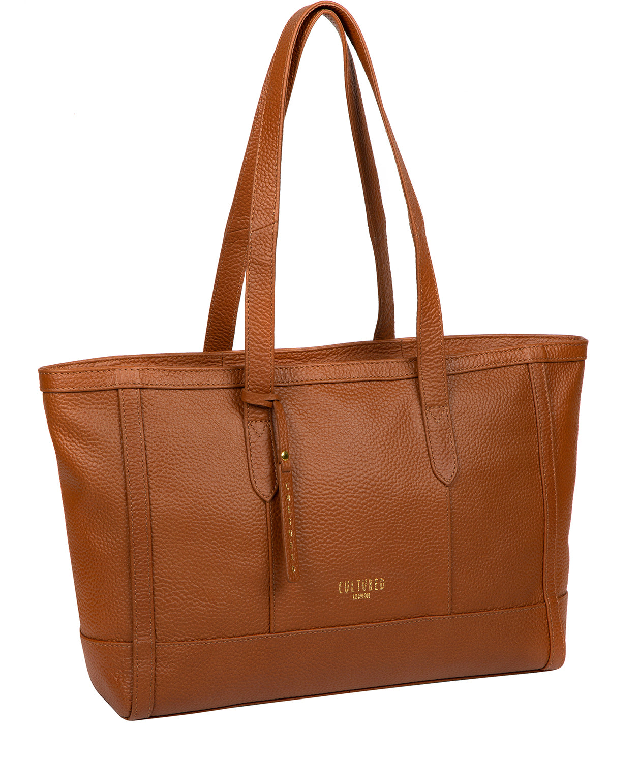 'Silvana' Tan Leather Tote Bag Pure Luxuries London