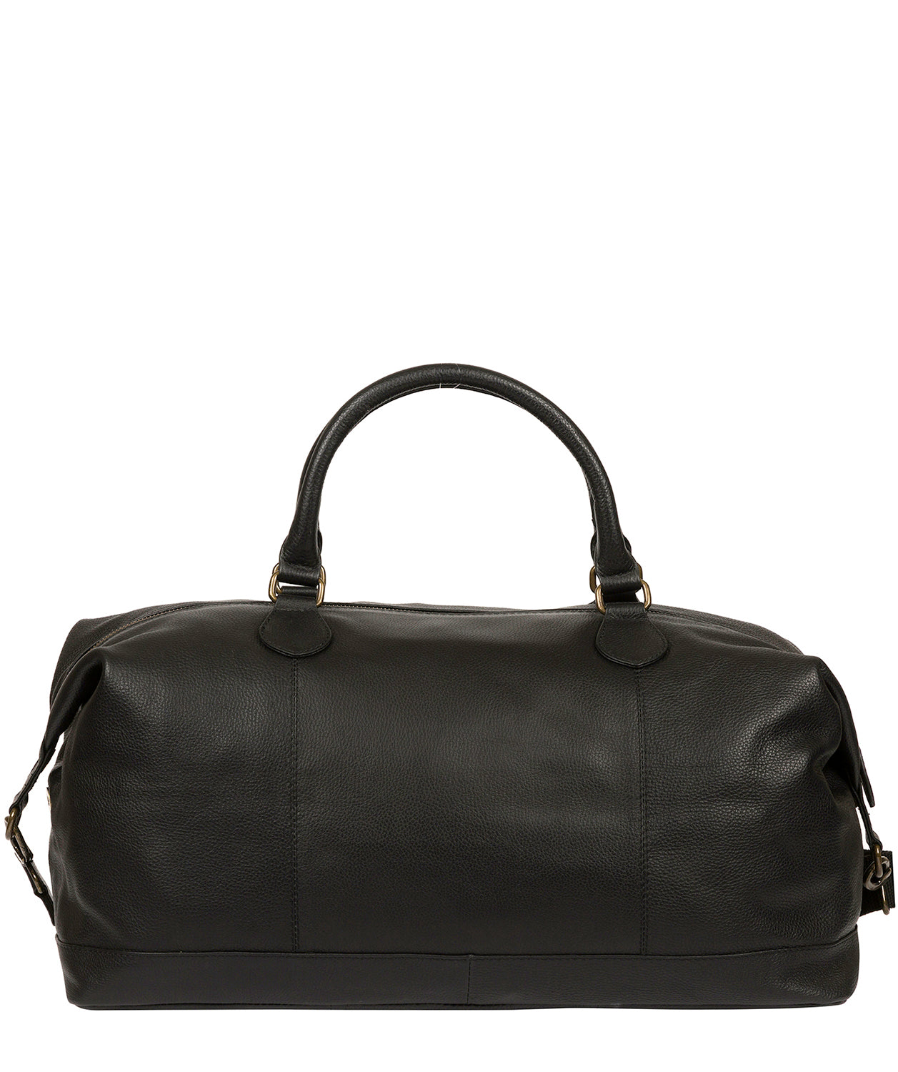 'Harbour' Black Leather Holdall image 3