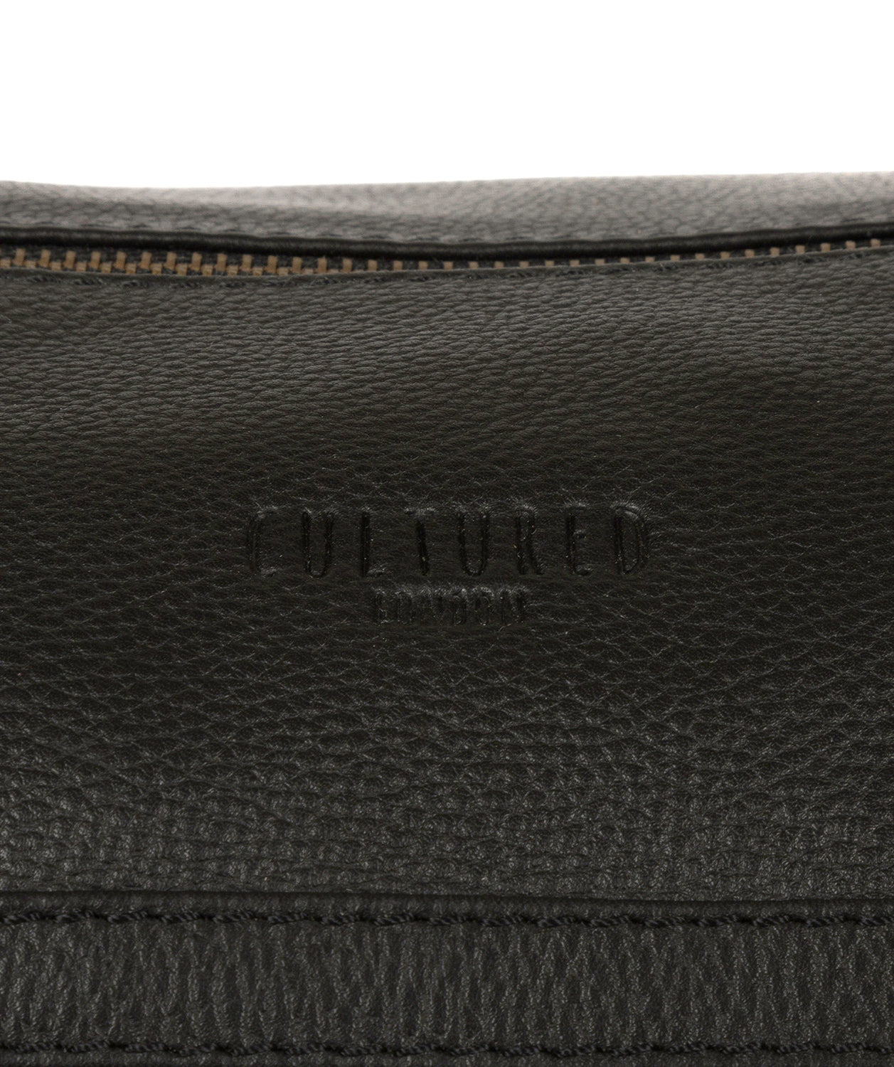 'Harbour' Black Leather Holdall Pure Luxuries London