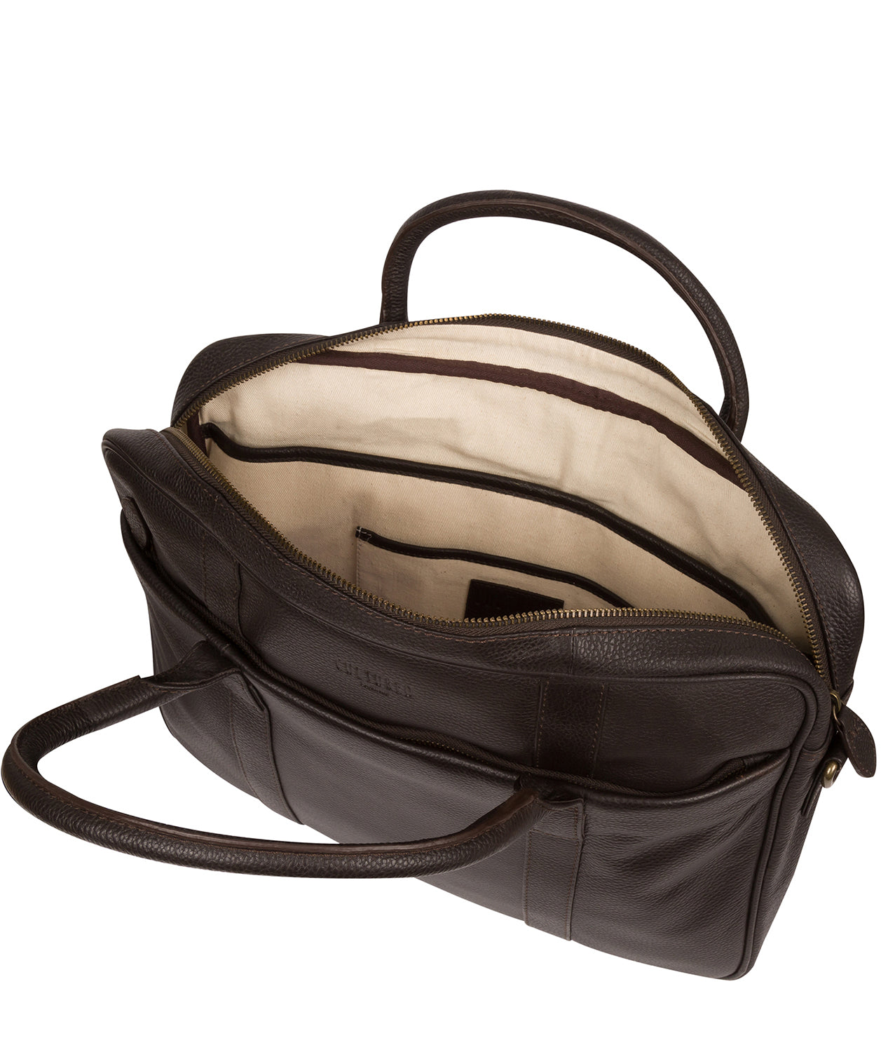 'Quay' Brown Leather Work Bag