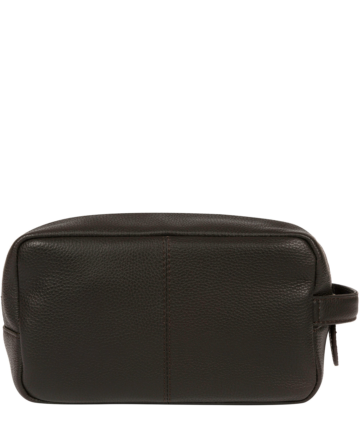 'Ronnie' Brown Leather Washbag image 3