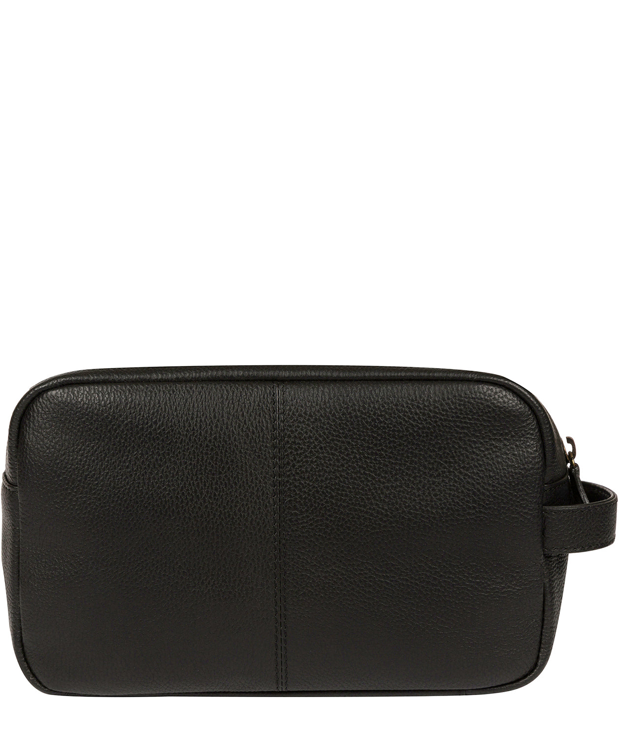 'Reggie' Black Leather Washbag image 3