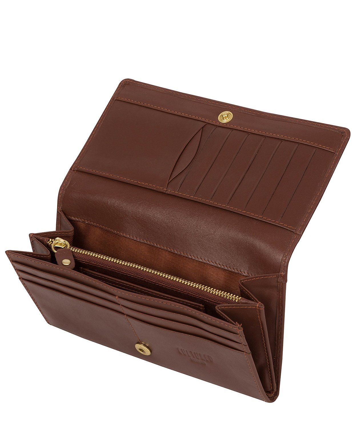'Harlow' Chestnut Leather Purse
