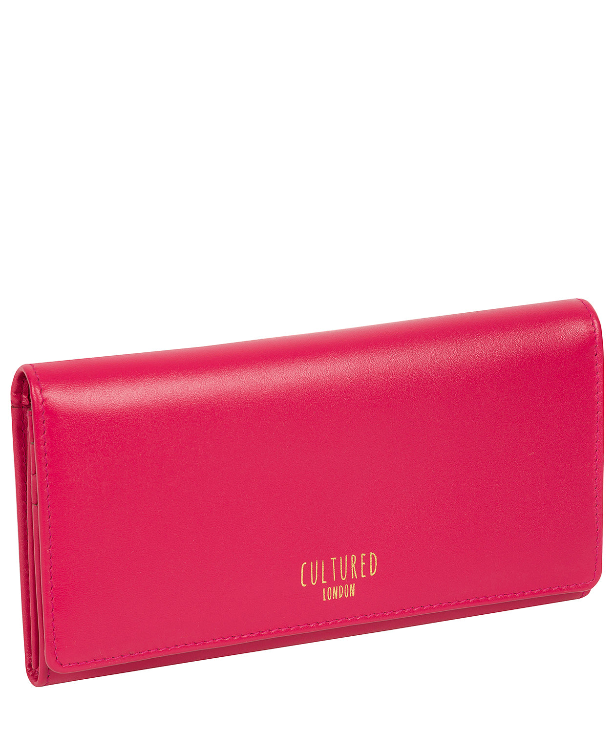 'Harlow' Fushia Leather Purse