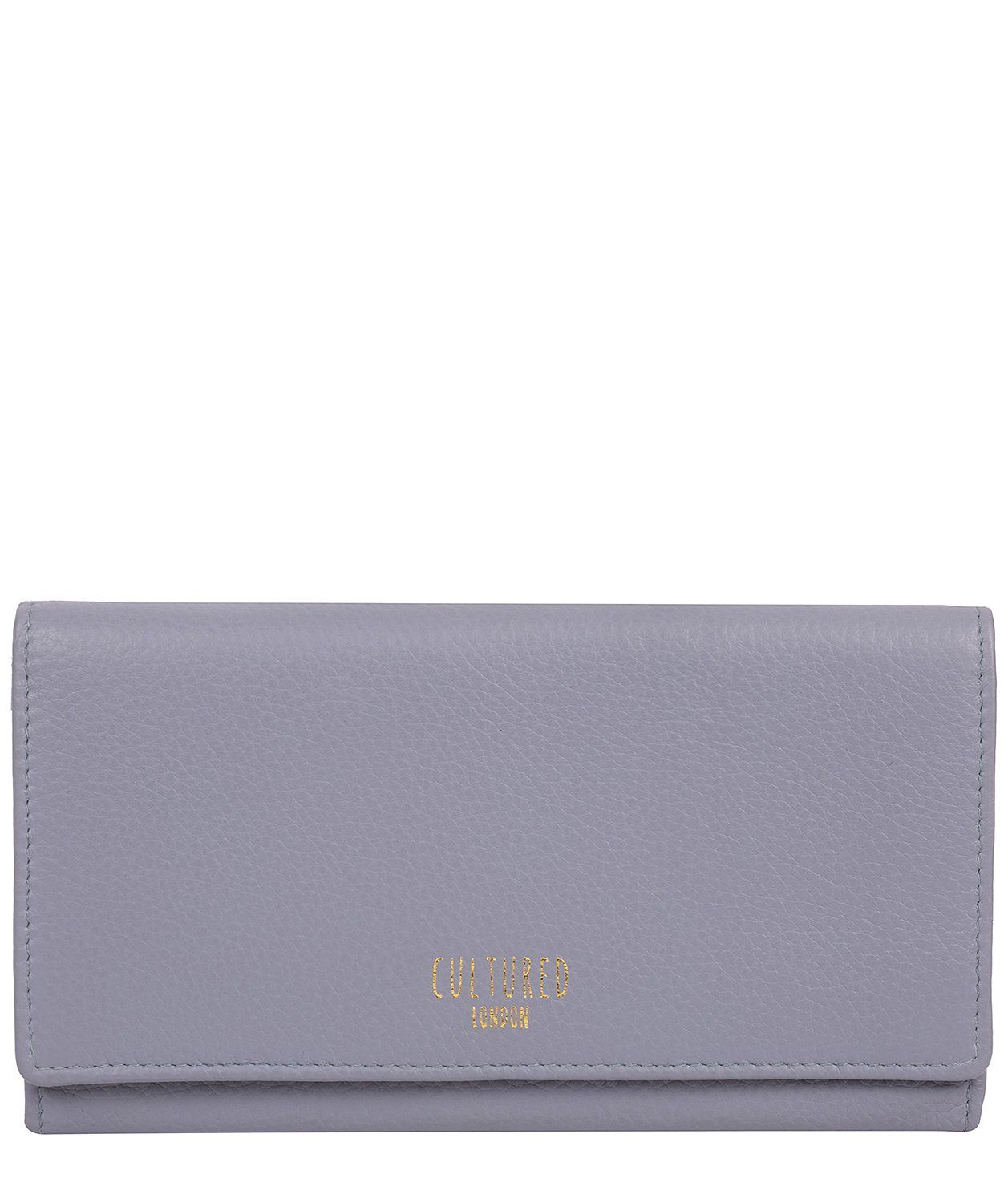 'Harlow' Pale Blue Leather Purse