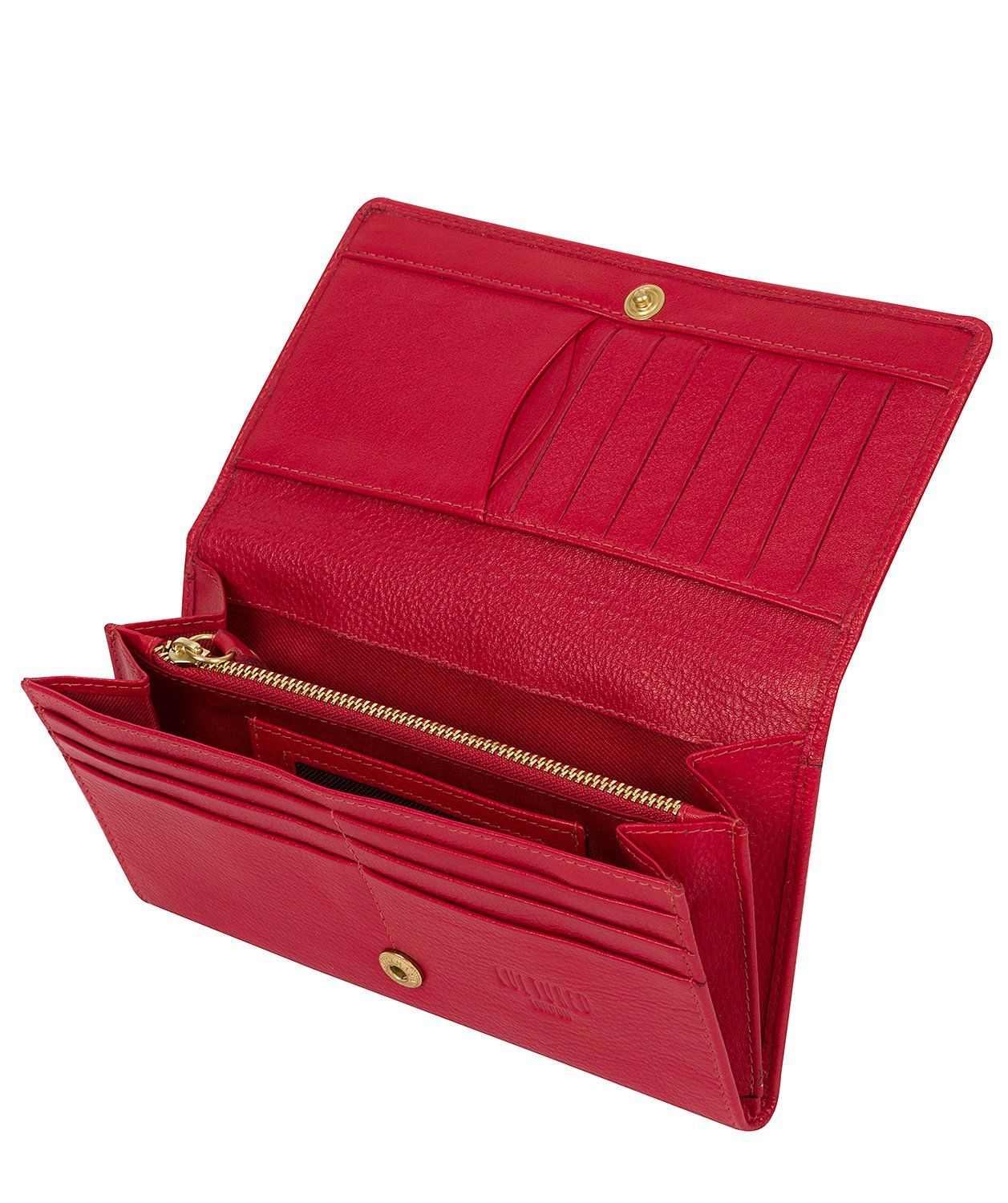 'Harlow' Red Leather Purse