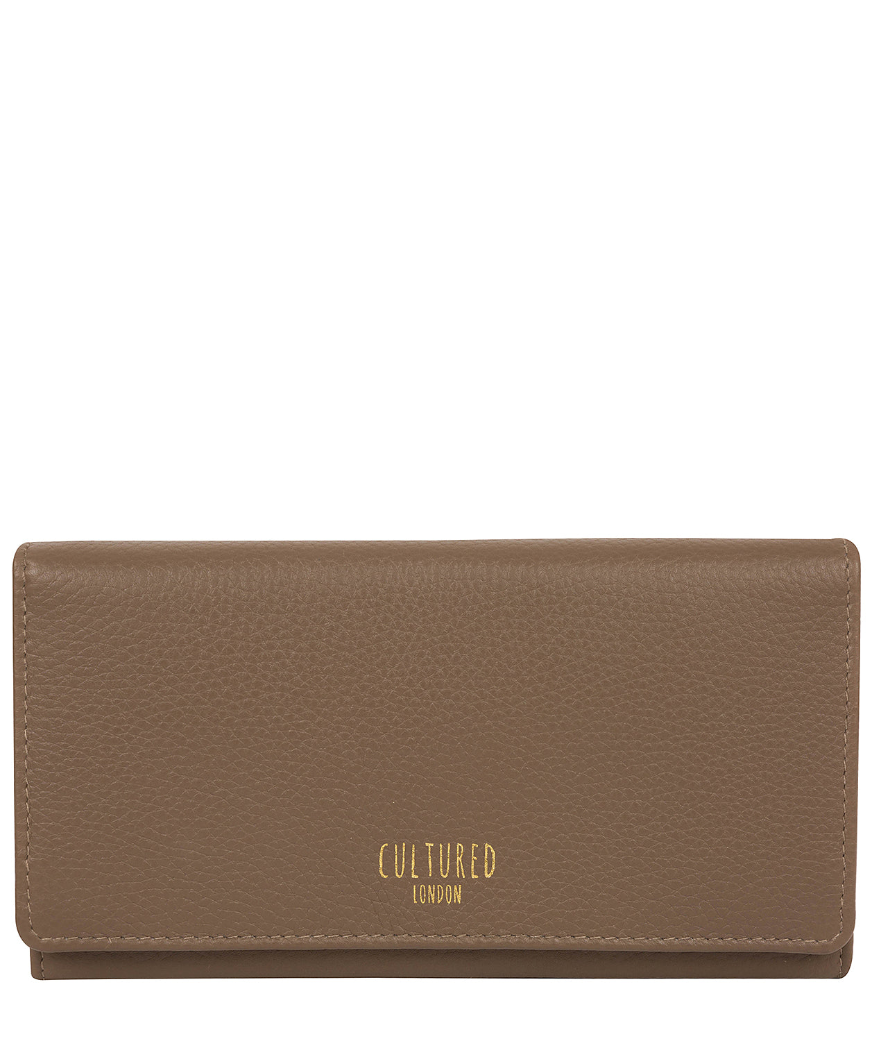 'Harlow' Taupe Leather Purse