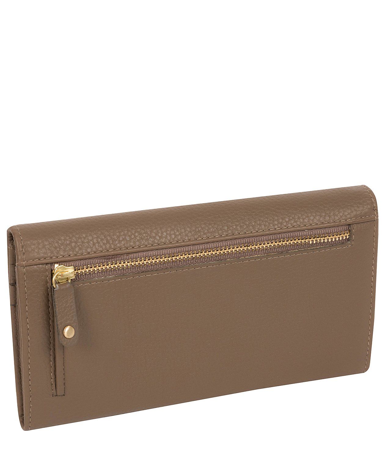 'Harlow' Taupe Leather Purse