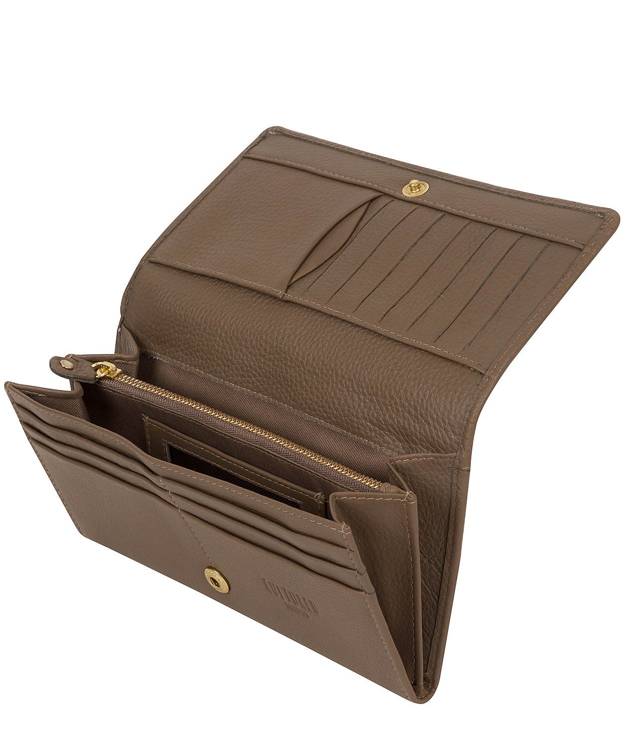 'Harlow' Taupe Leather Purse