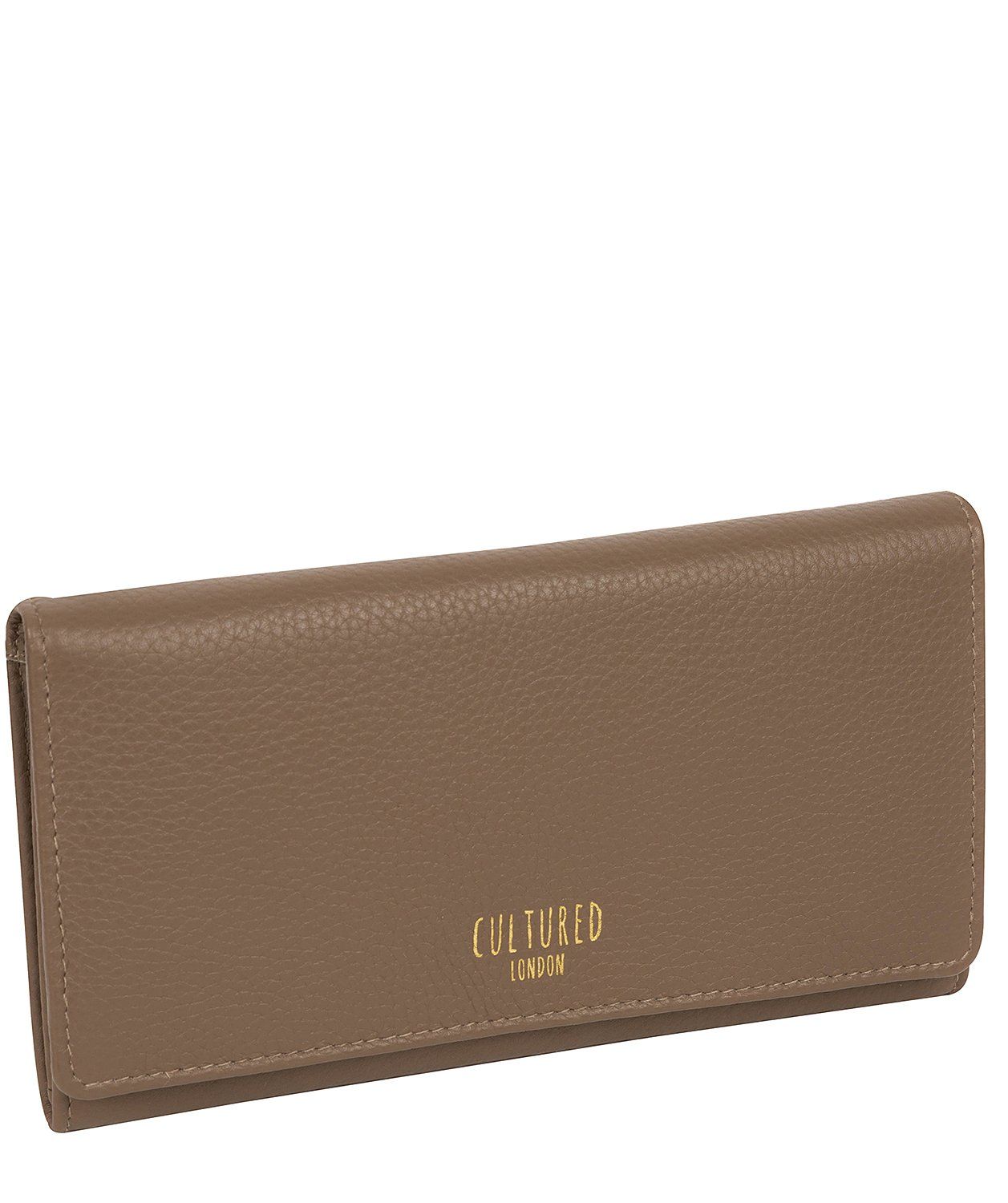 'Harlow' Taupe Leather Purse