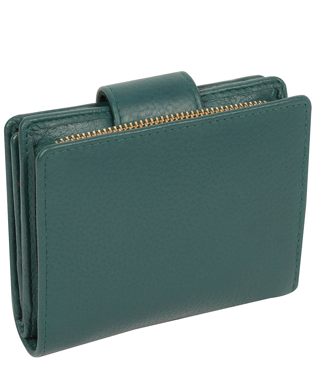 'Annalise' Hunter Green Leather Purse Pure Luxuries London
