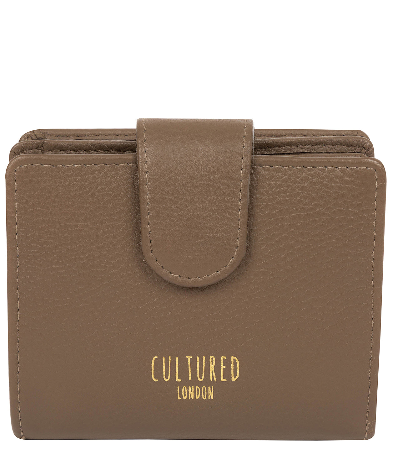 'Annalise' Taupe Leather Purse