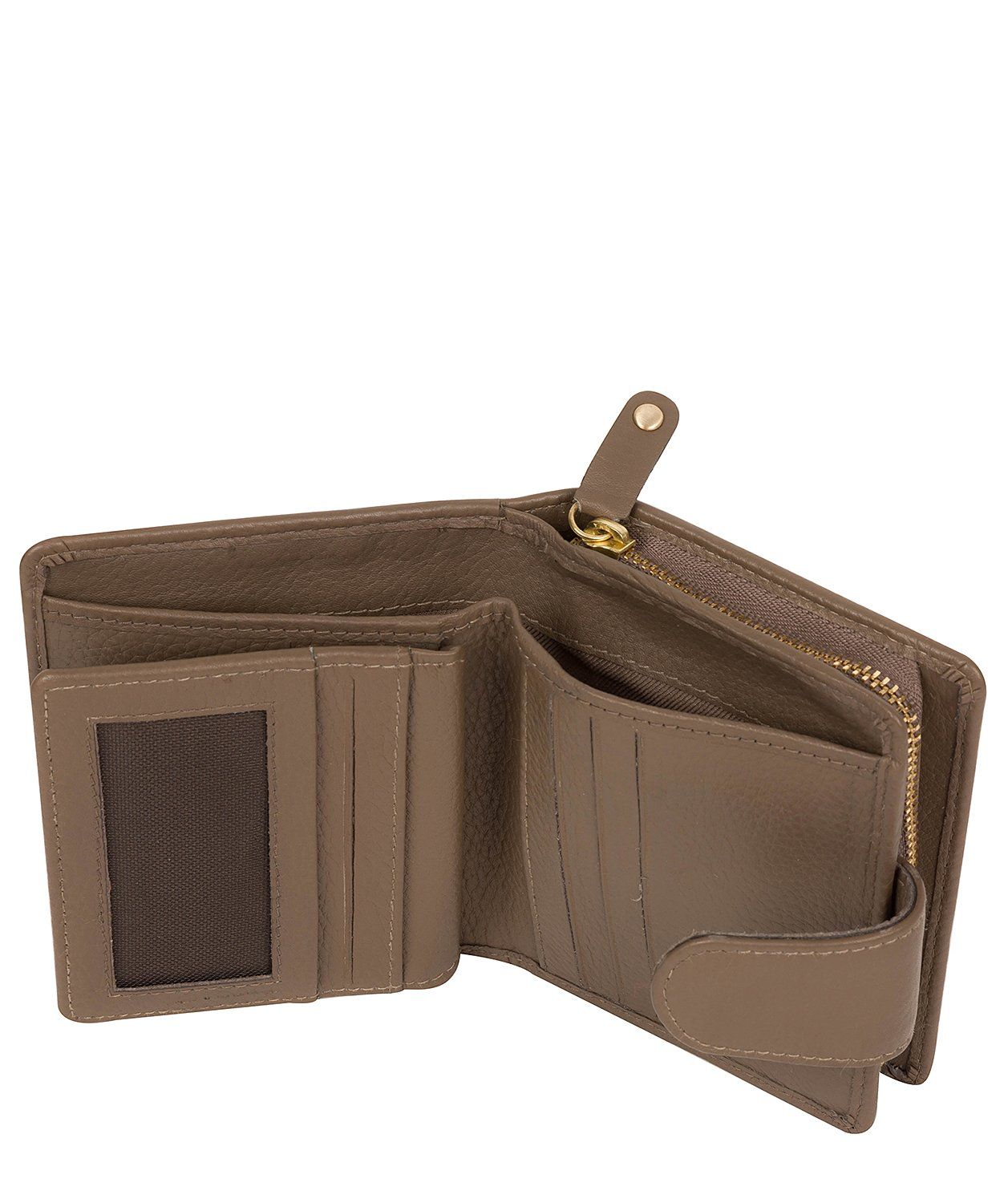 'Annalise' Taupe Leather Purse