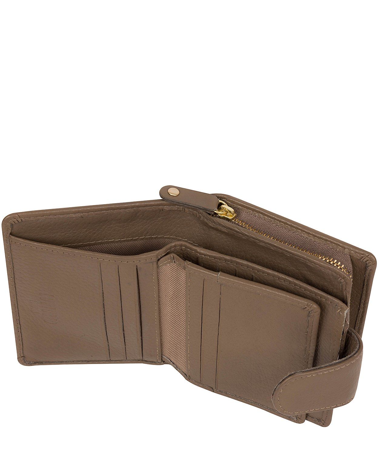 'Annalise' Taupe Leather Purse