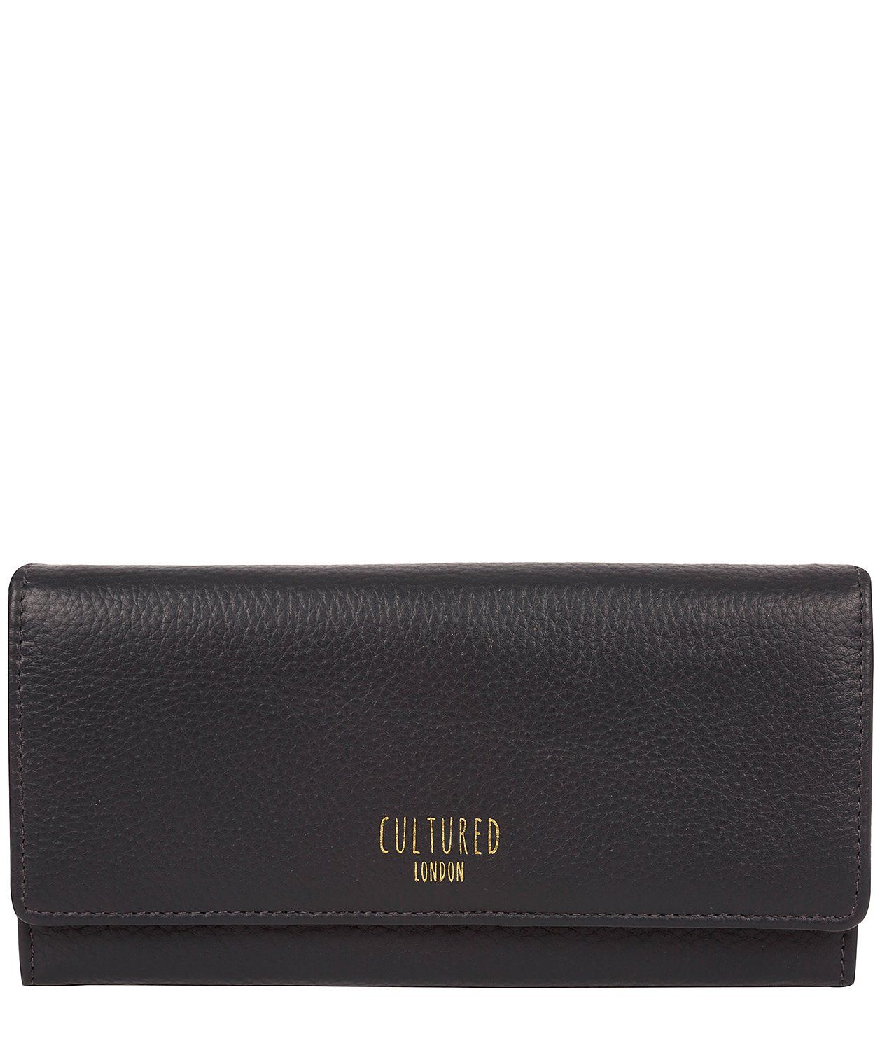 'Lorelei' Dark Navy Leather Purse
