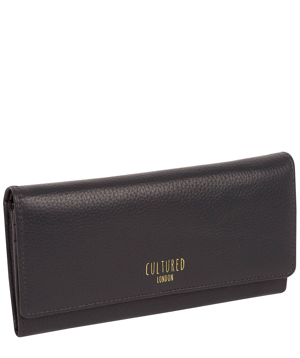 'Lorelei' Dark Navy Leather Purse