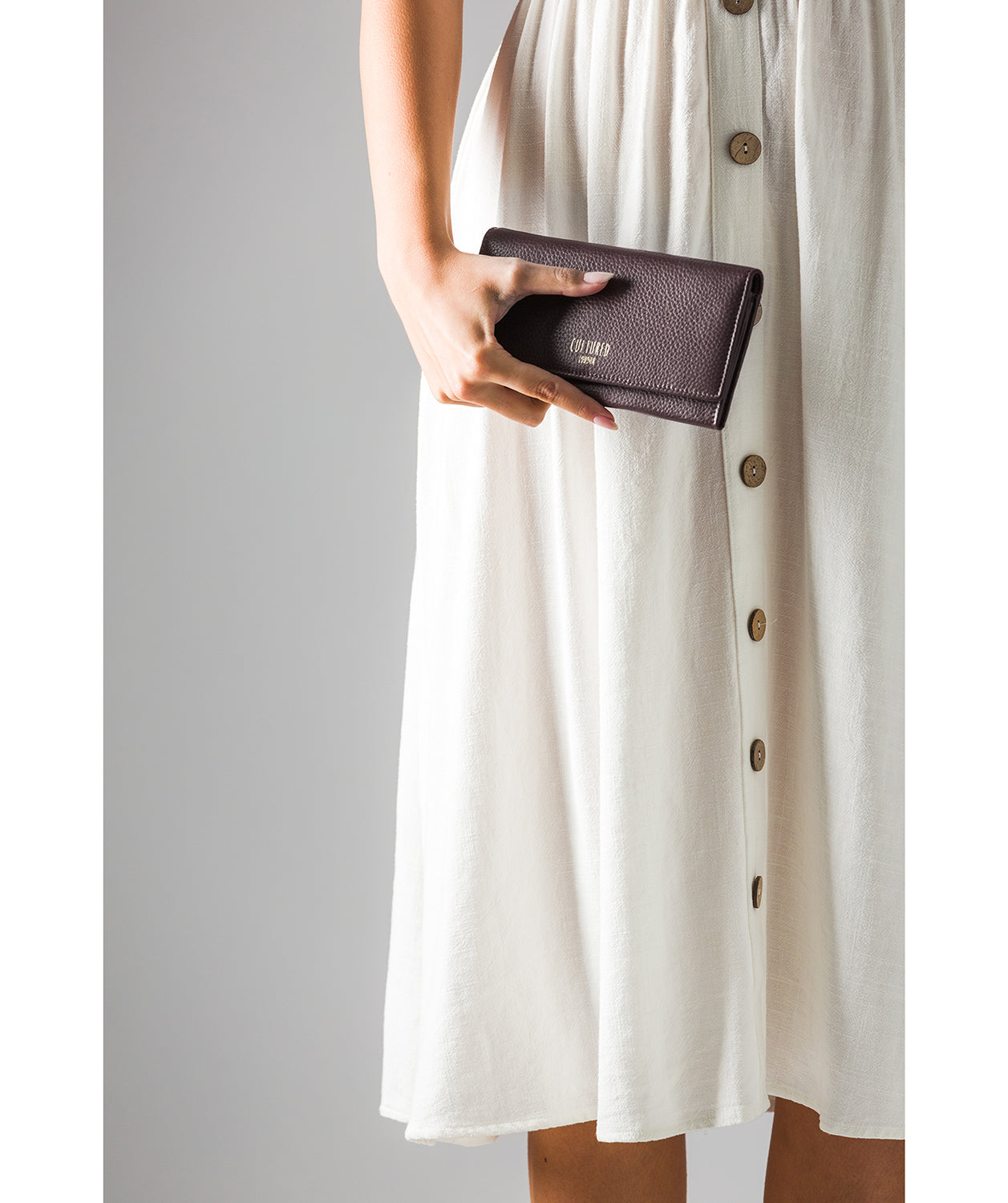 'Lorelei' Espresso Leather Purse