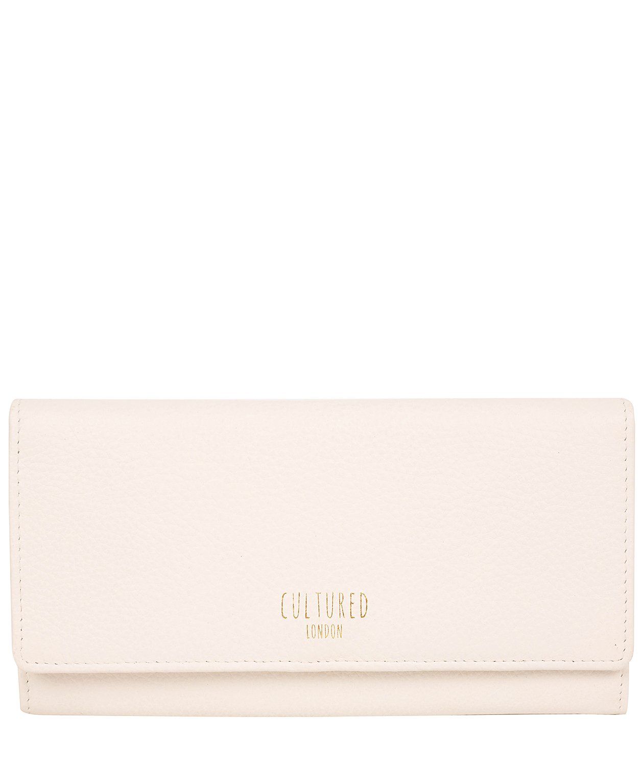 'Lorelei' Ivory Leather Purse