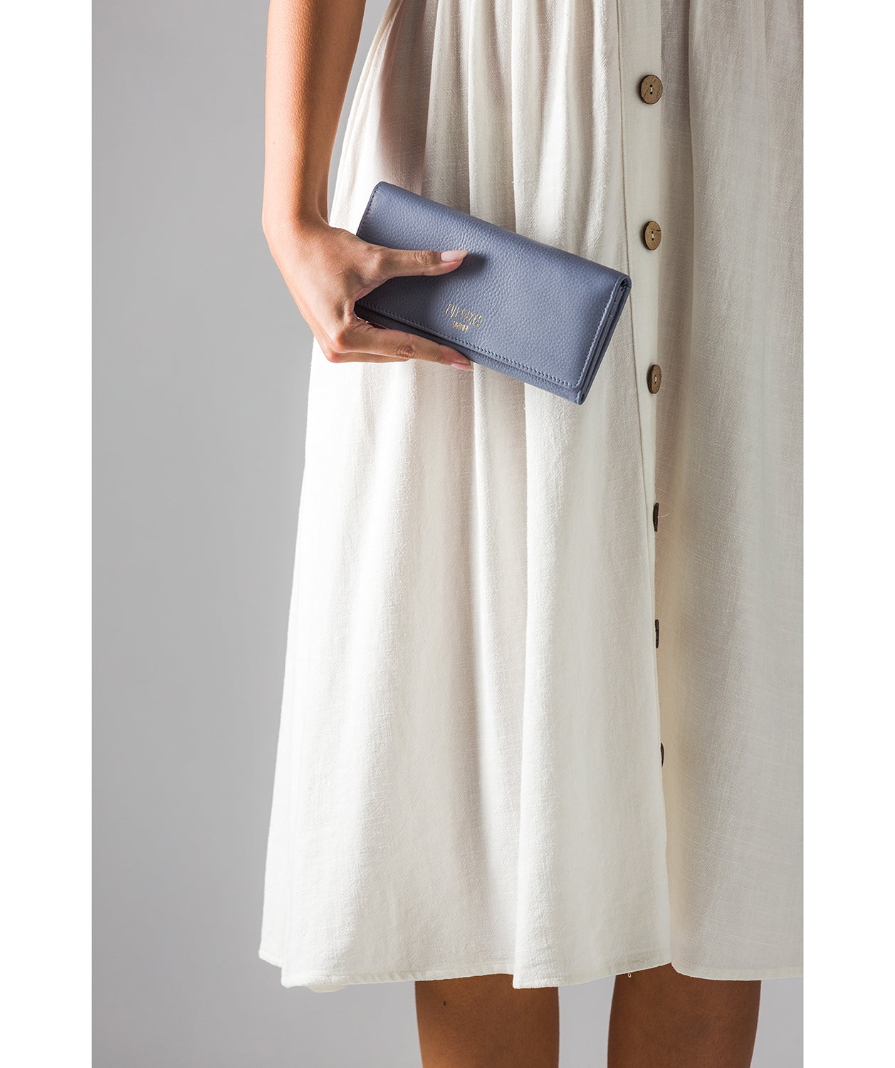 'Lorelei' Pale Blue Leather Purse