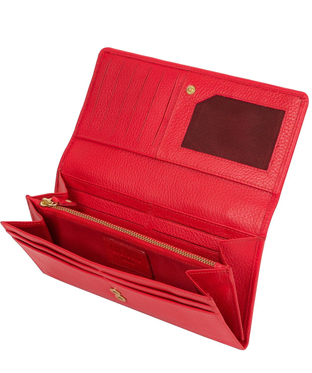 'Lorelei' Royal Red Leather Purse