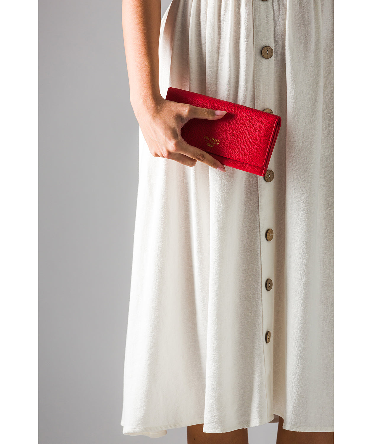 'Lorelei' Royal Red Leather Purse