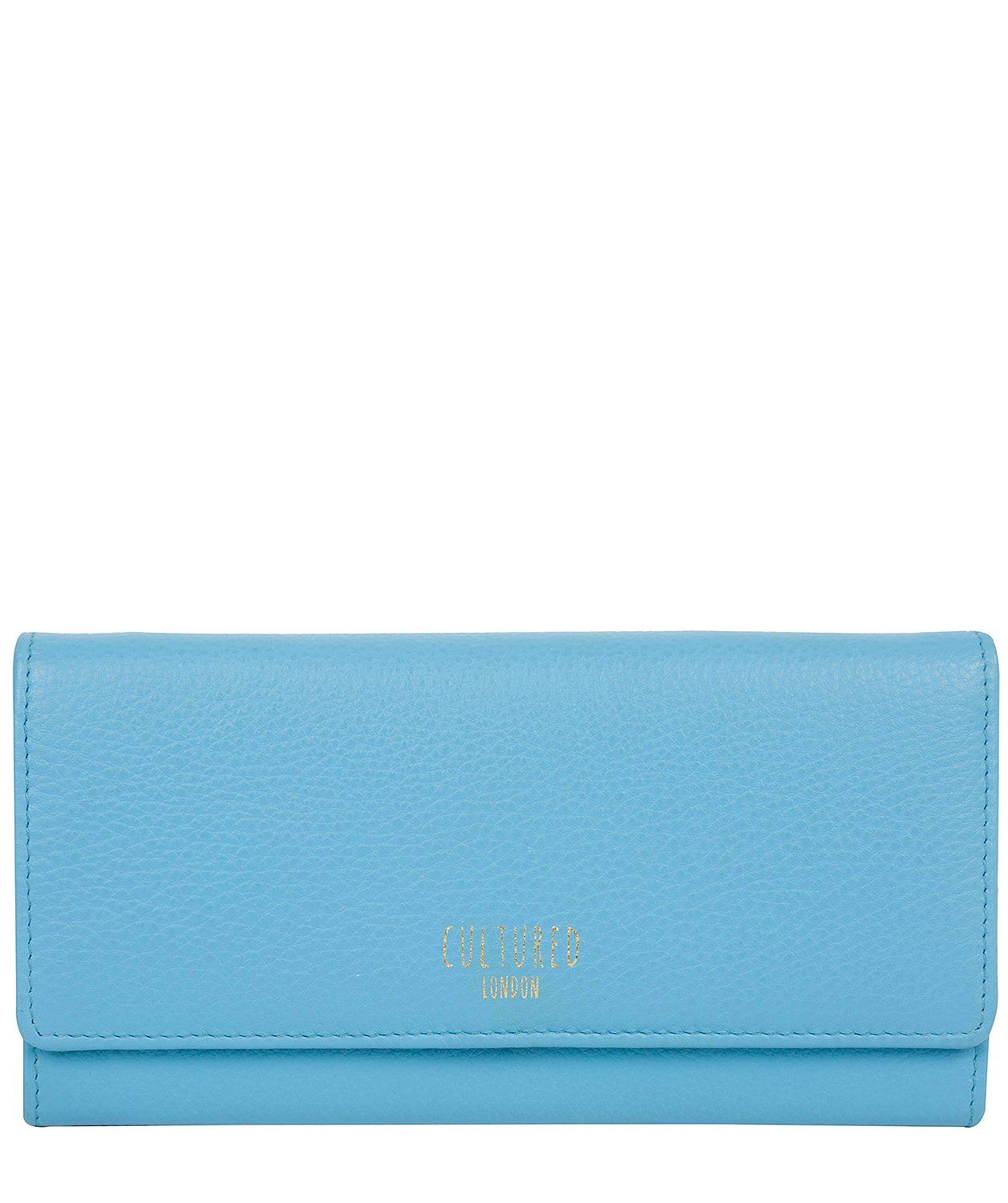 'Lorelei' Sky Blue Leather Purse