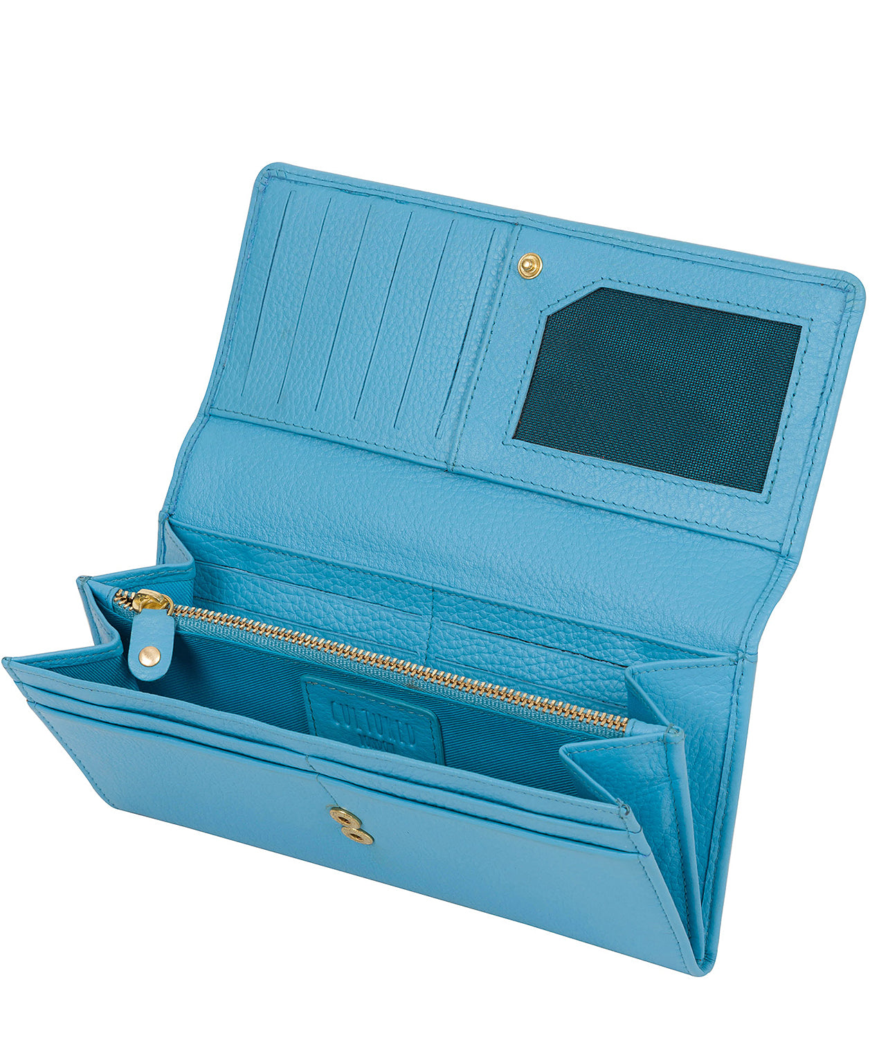 'Lorelei' Sky Blue Leather Purse