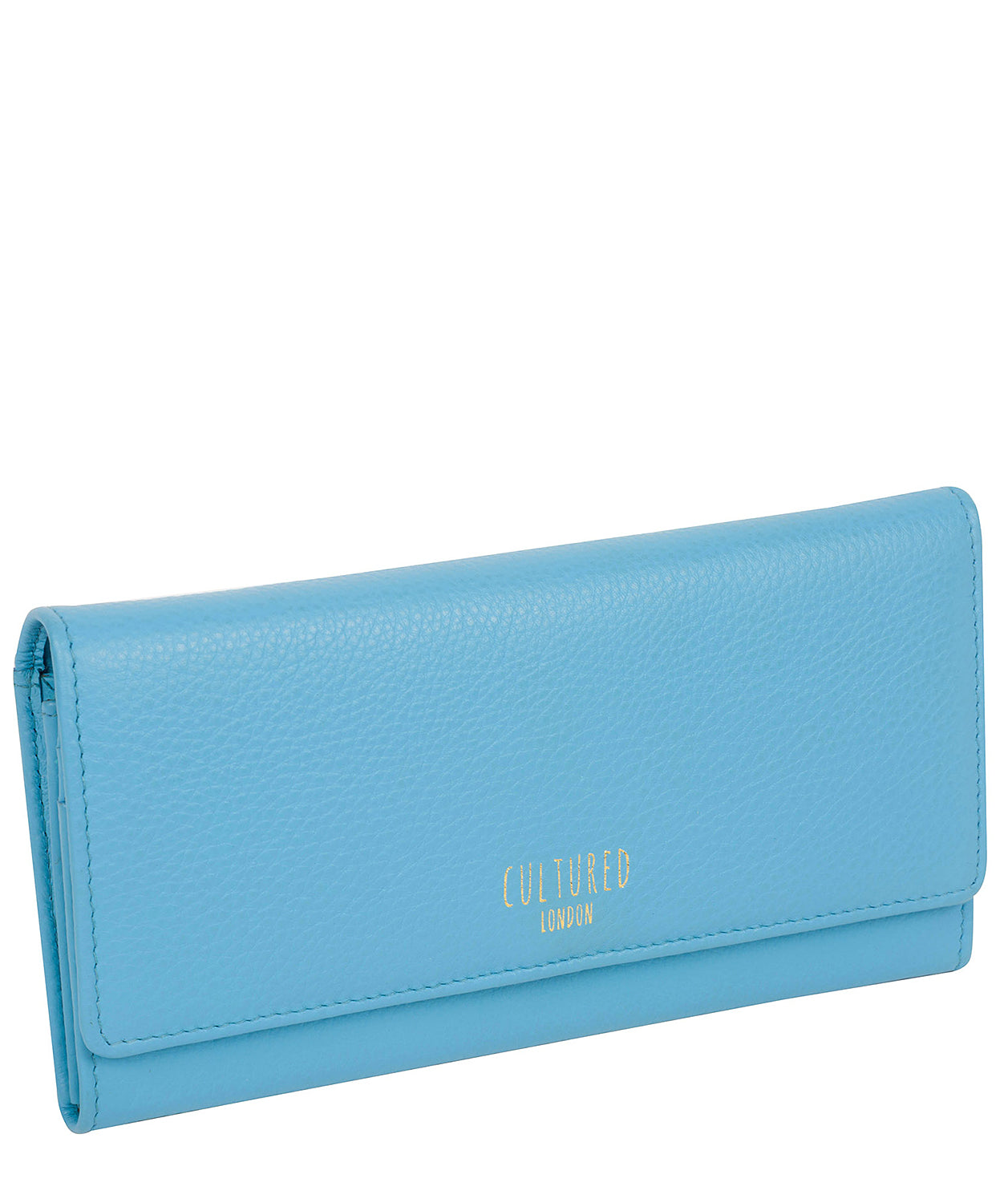 'Lorelei' Sky Blue Leather Purse
