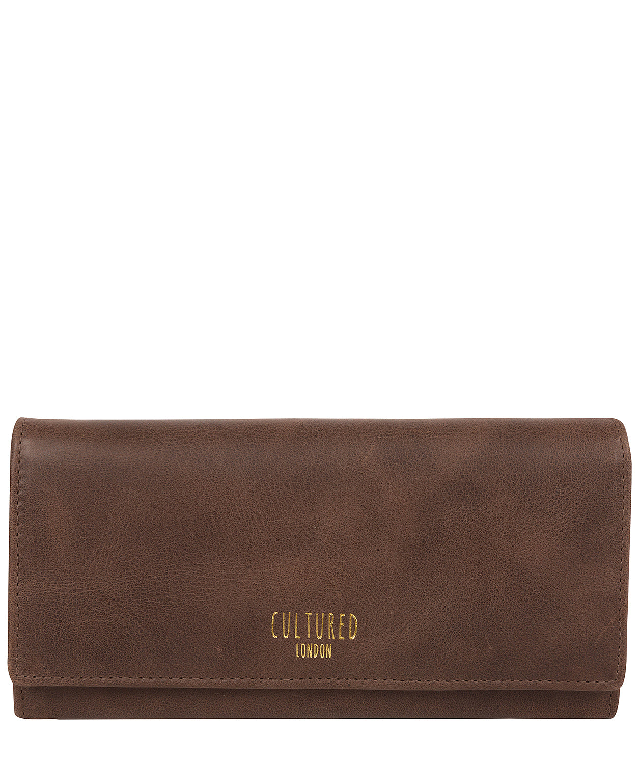 'Lorelei' Vintage Brown Leather Purse