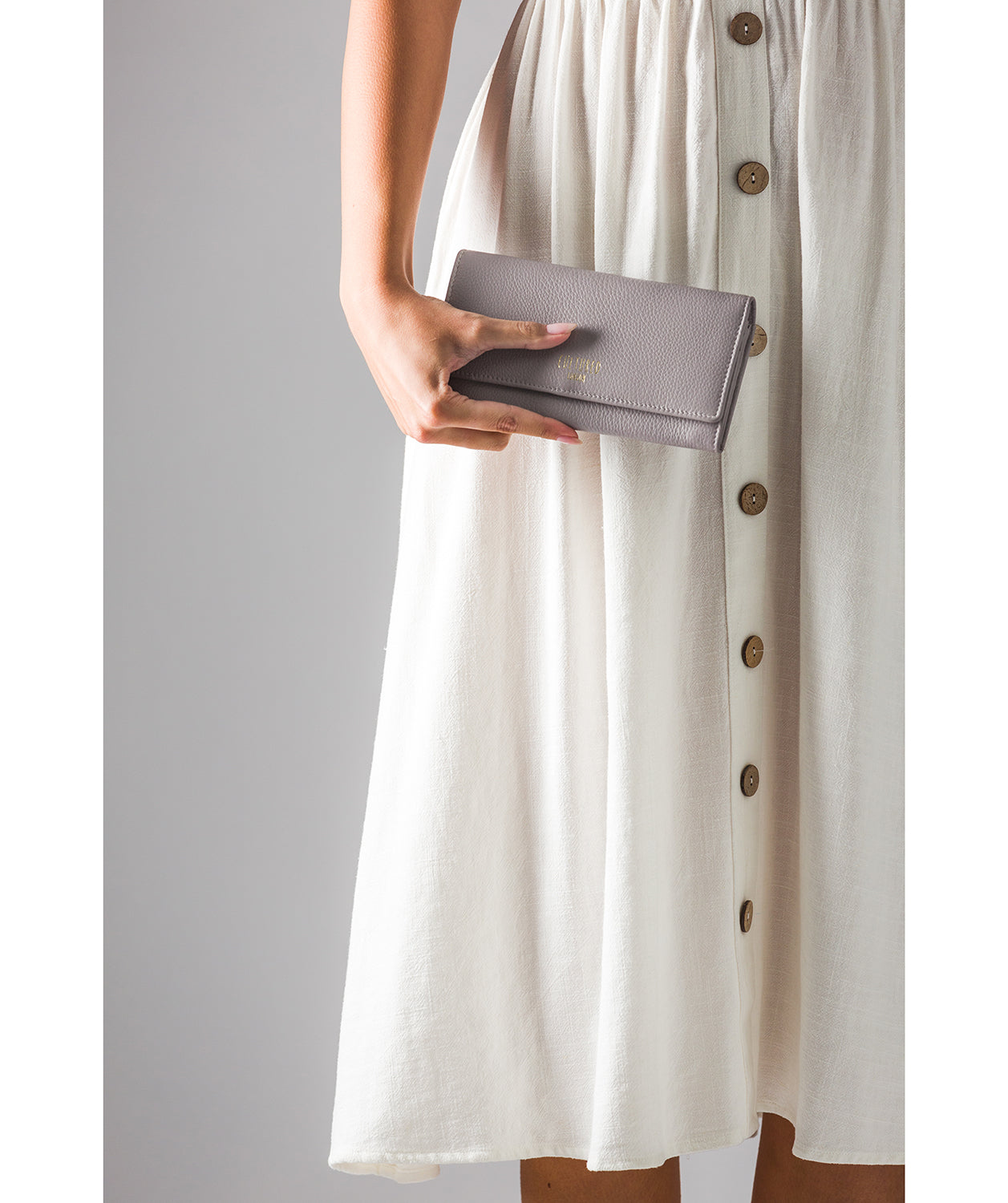 'Lorelei' Zinc Leather Purse