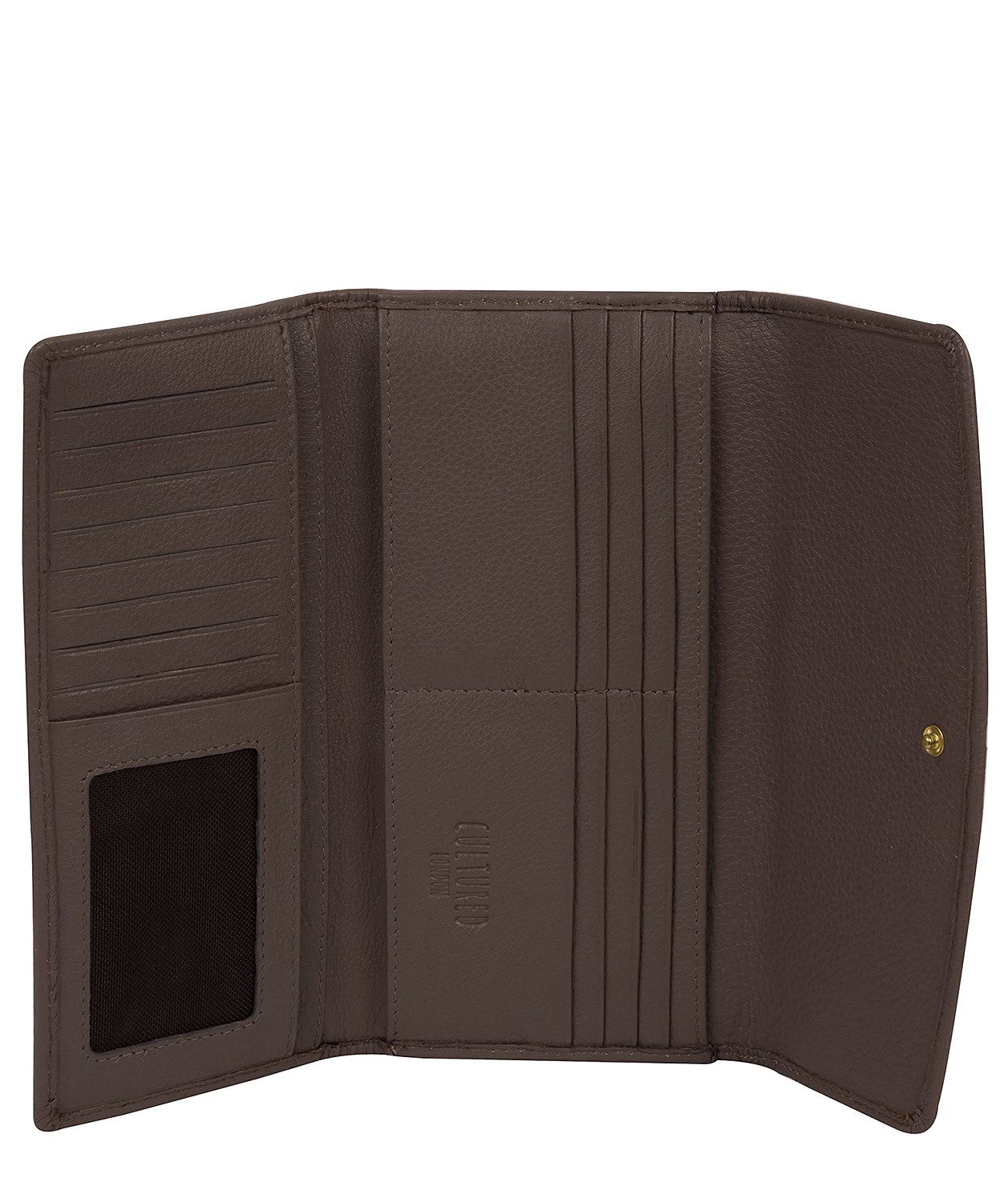 'Talulla' Elephant Grey Leather Purse