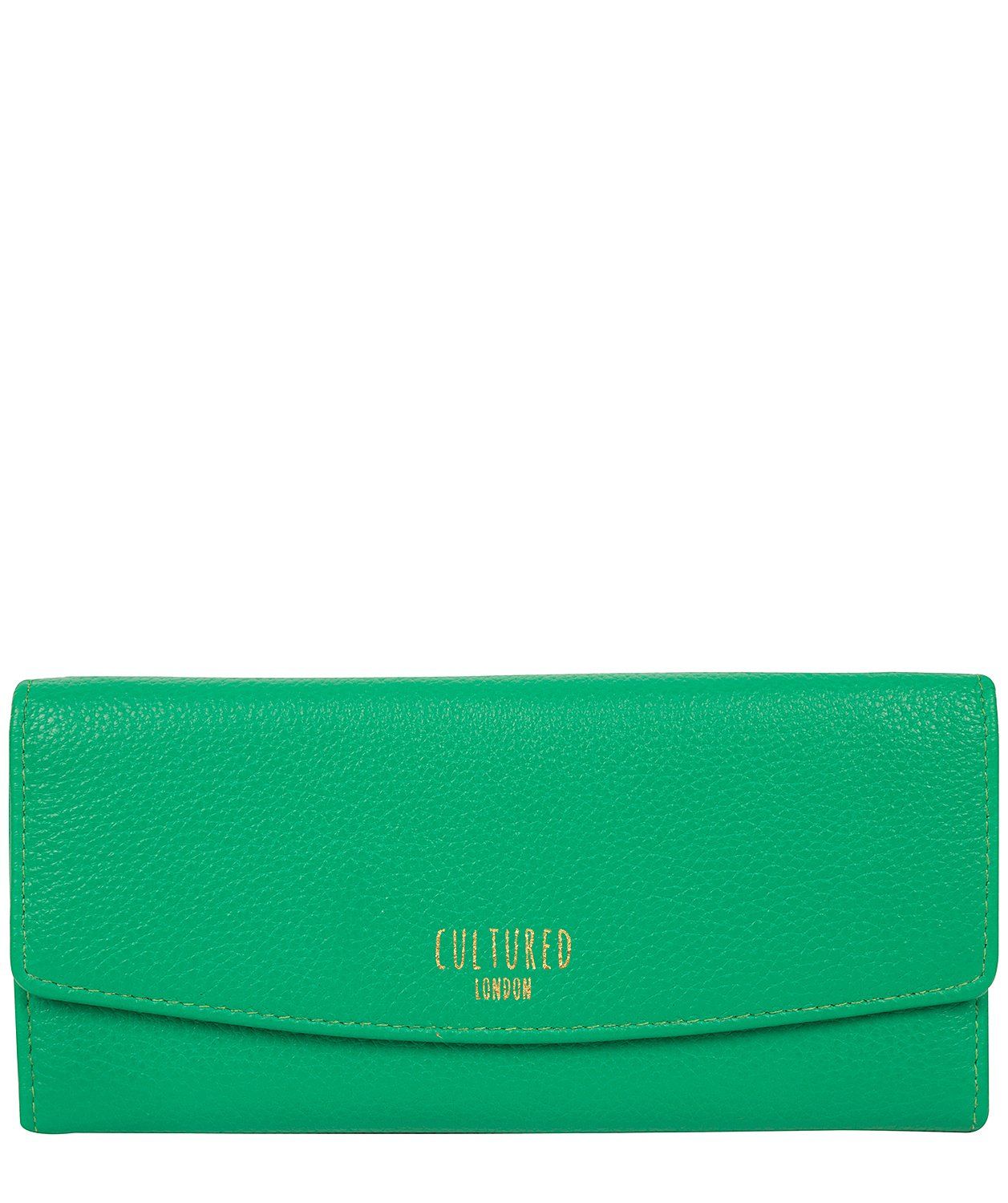 'Talulla' Shamrock Green Leather Purse