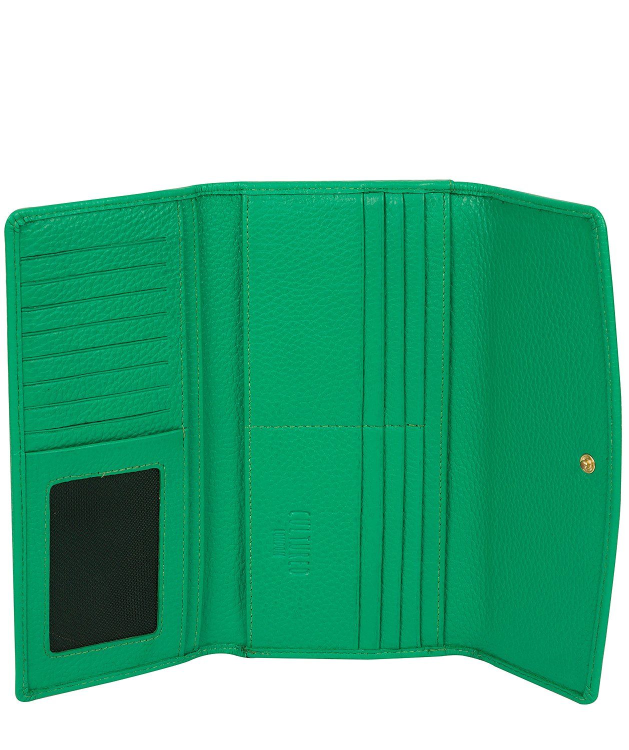 'Talulla' Shamrock Green Leather Purse