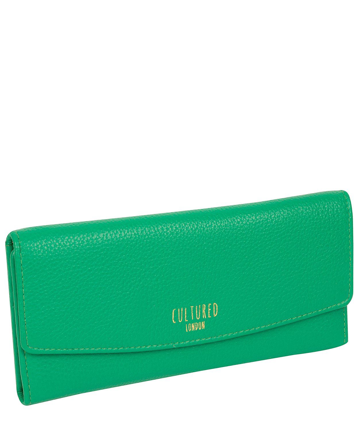 'Talulla' Shamrock Green Leather Purse
