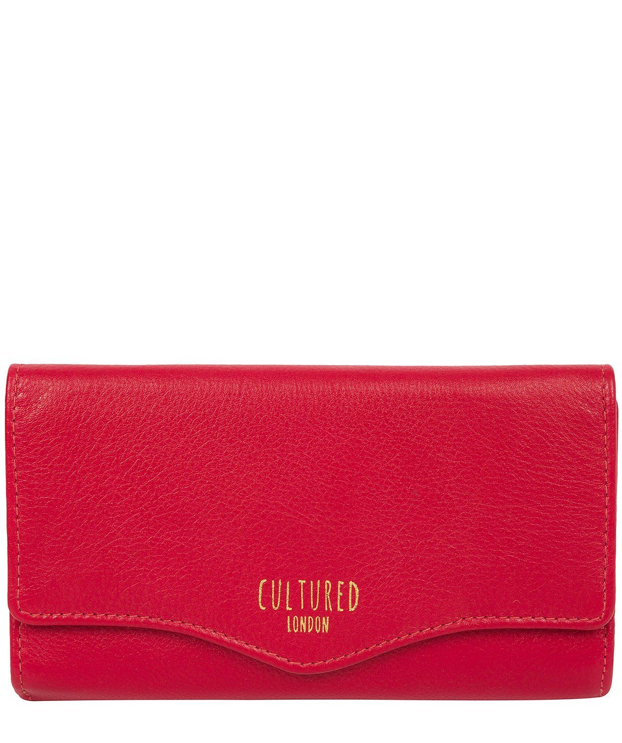 'Letitia' Red Leather Purse
