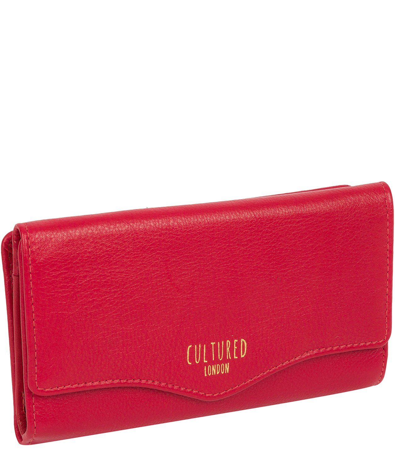 'Letitia' Red Leather Purse